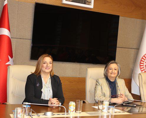 TBMM Dilekçe Komisyonu Başkanı Sn. Belma SATIR'ı Makamında Ziyaret Ettik